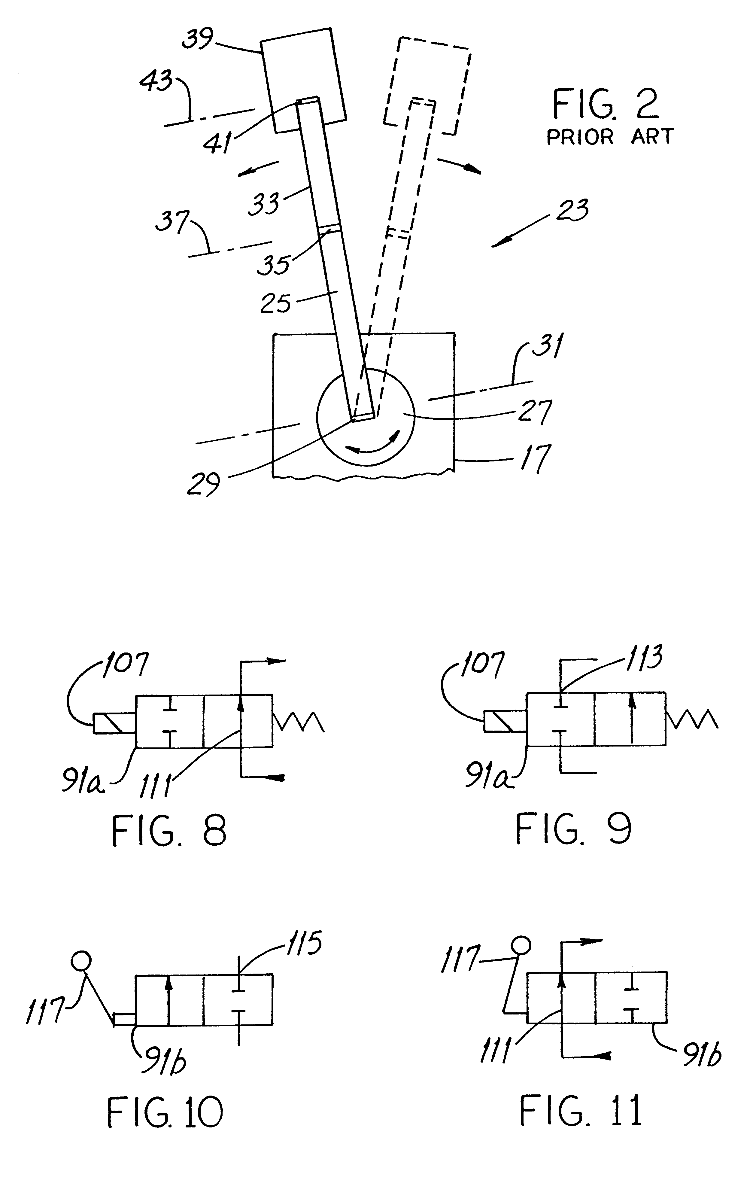 Hydraulic circuit providing plural swing rates in an earthworking construction machine