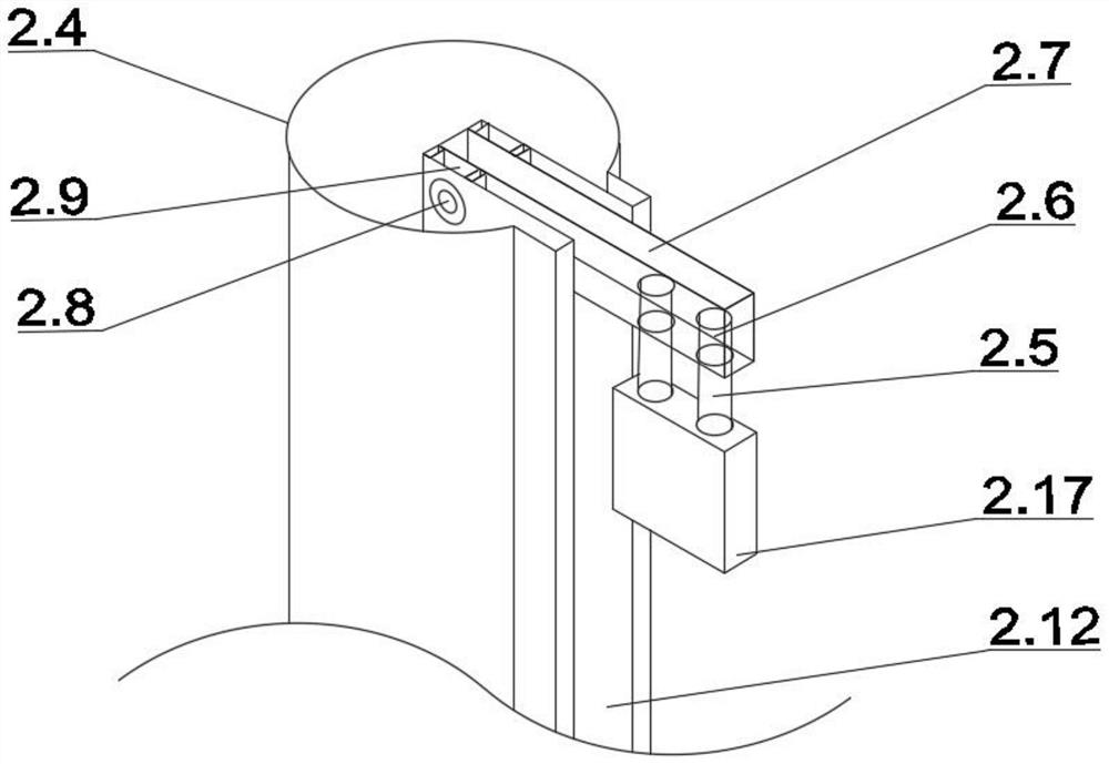 A sorting table with a circular picking structure