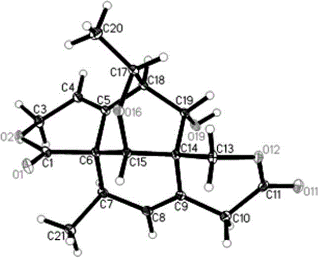 Lactone compound of false Chinese swertia herb, as well as preparation method, preparation and application of lactone compound