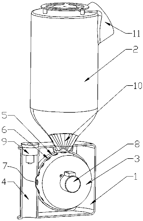Airborne blow-shooting type seed direct seeding equipment and seeding unmanned aerial vehicle