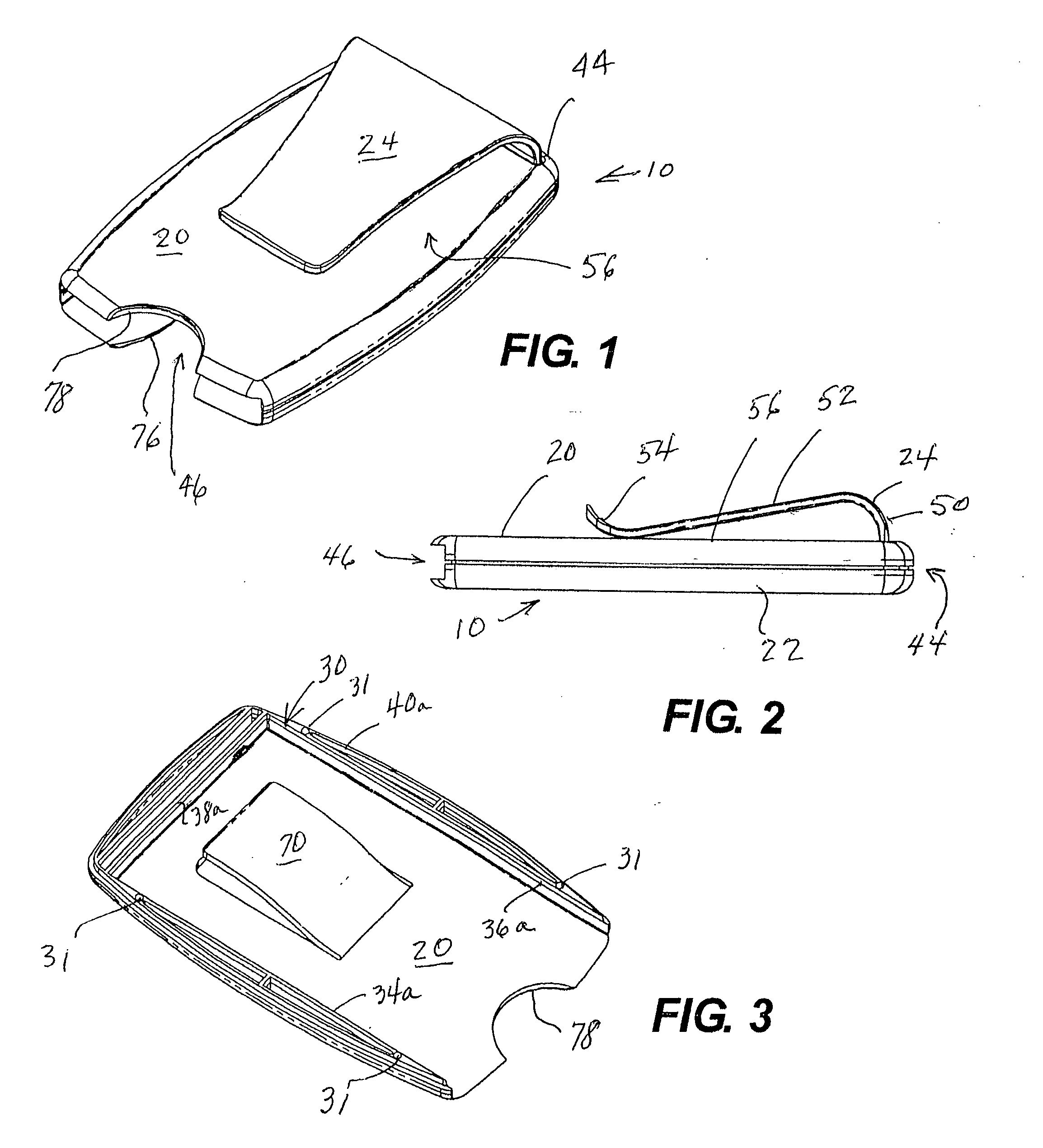 Card-holding and money clip device