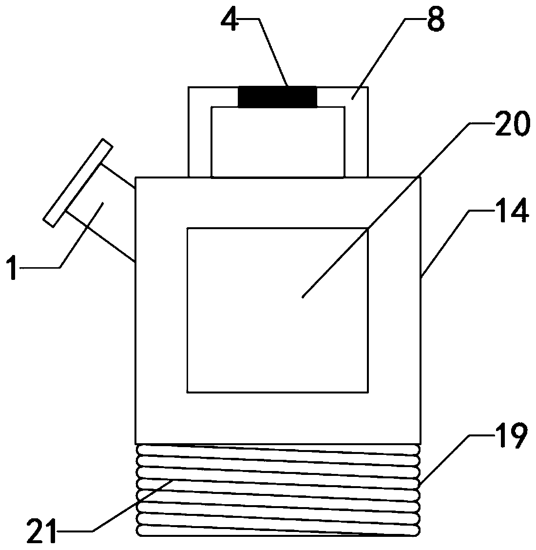 Portable soil opening and fertilization device