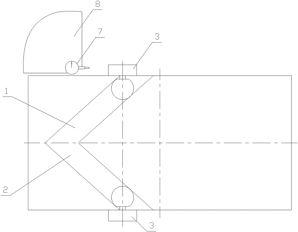 A method for testing centering errors of herringbone teeth and testing measuring balls