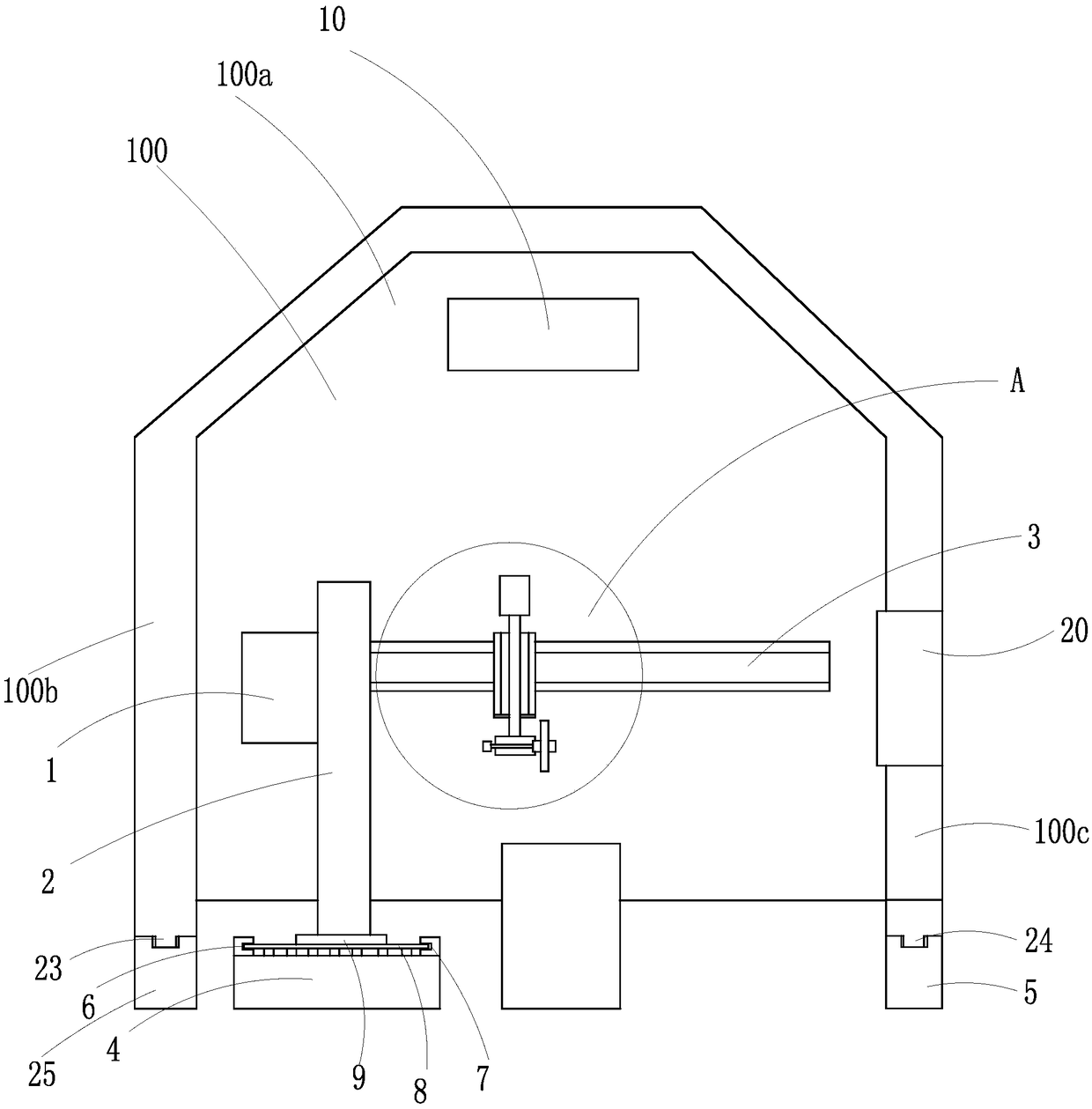 Integrated machine with dual purpose of sawing and cutting