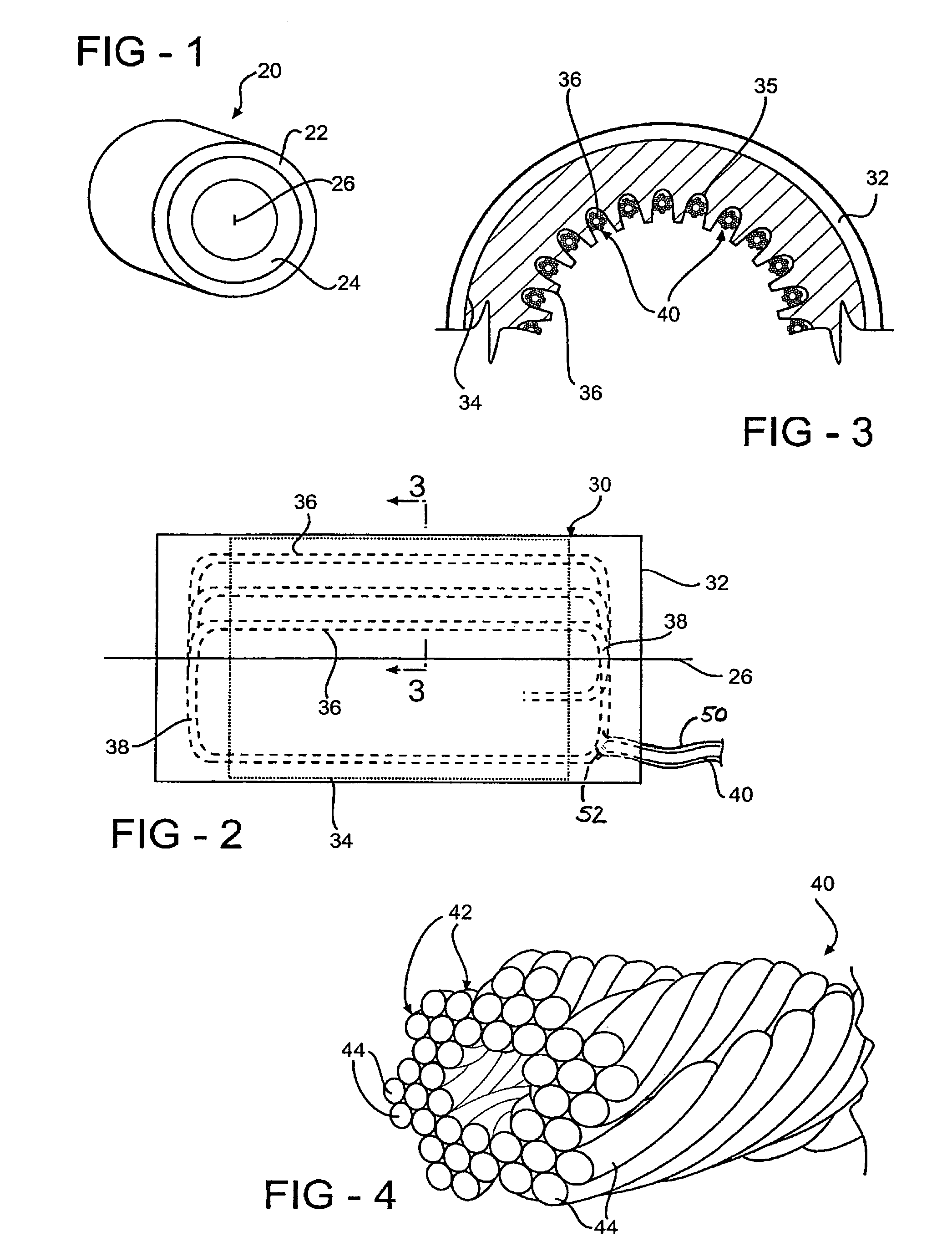 Electric motor and generator component having a plurality of windings made from a plurality of individually conductive wires
