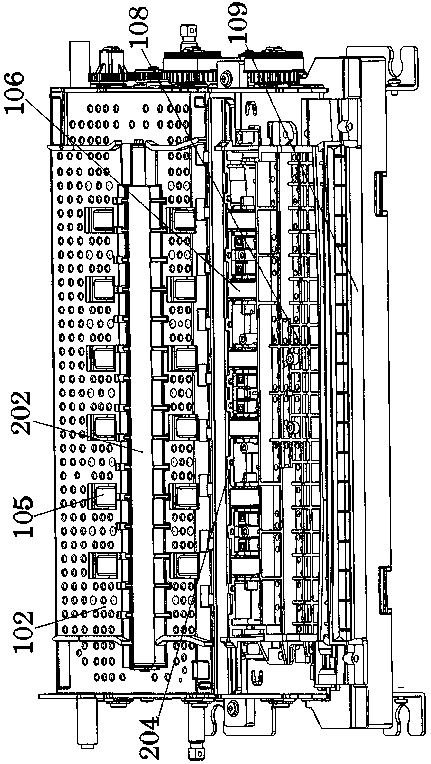 Implementation method for integrating scanning function in passbook printing machine