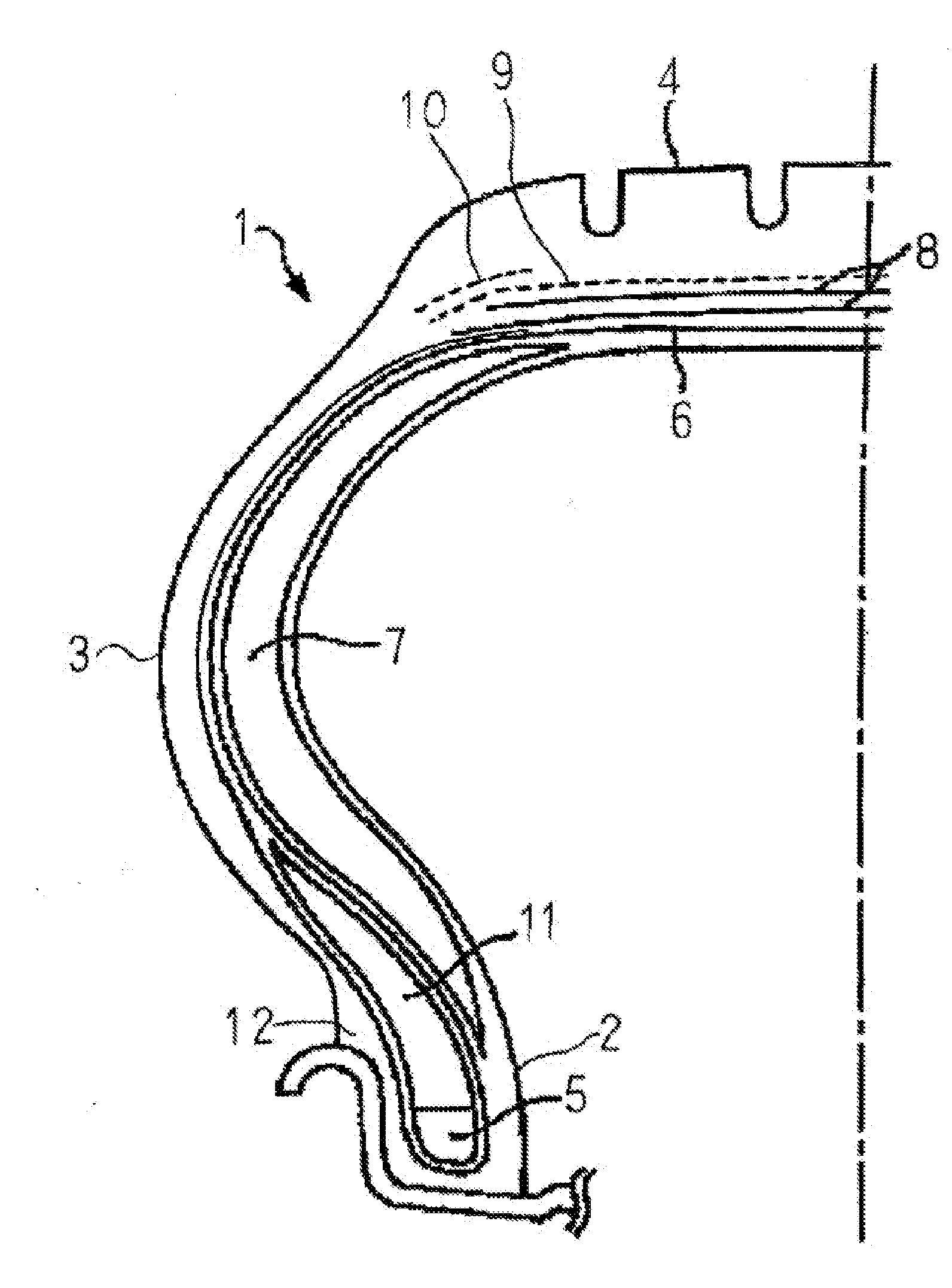 Pneumatic safety tire