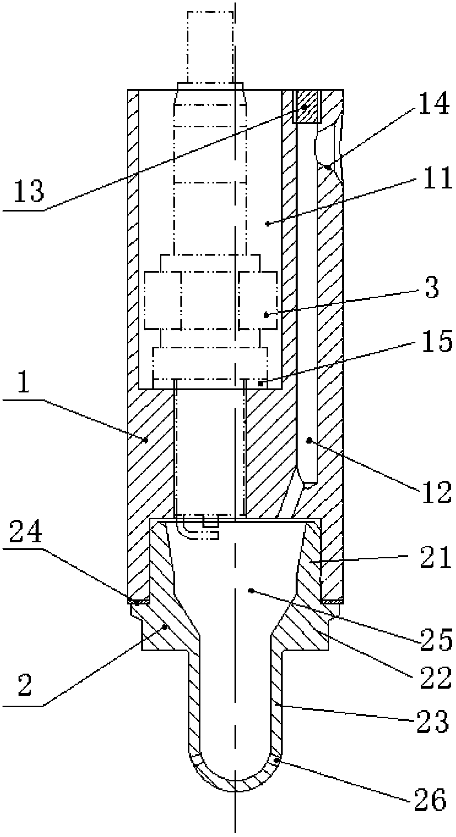 Ignition device of natural gas engine