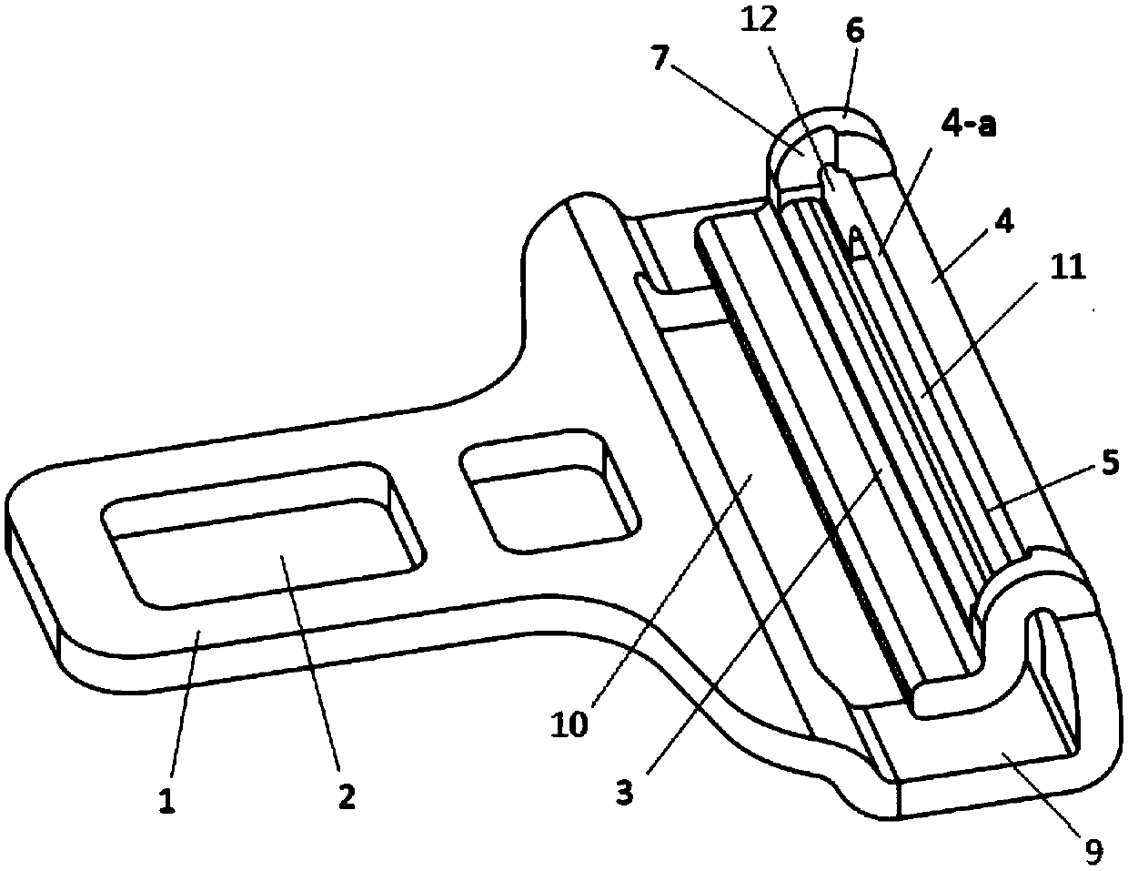 Locking spring bolt used for safety belt and safety belt