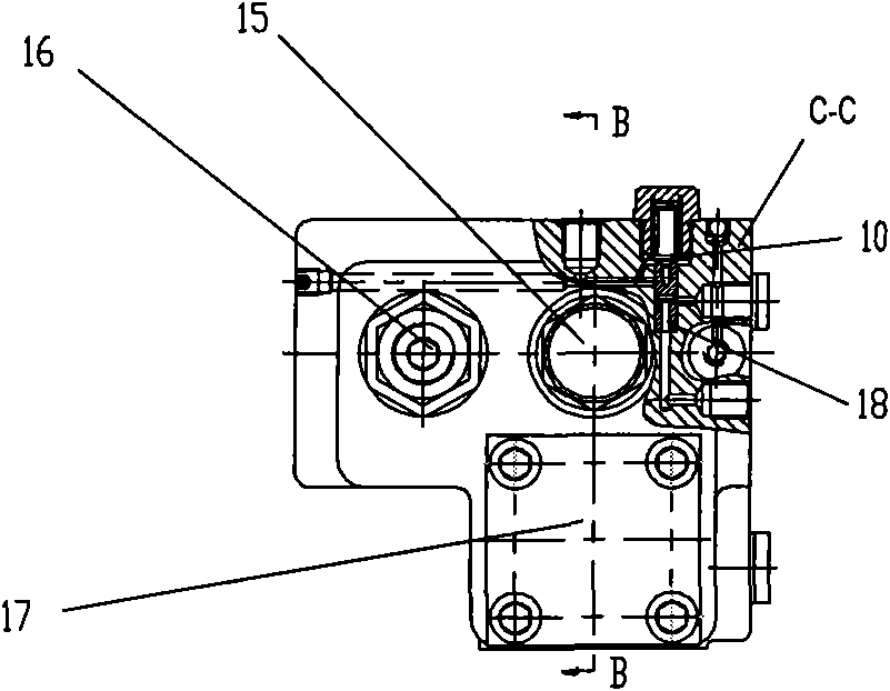 Brake circuit of hydraulic motor