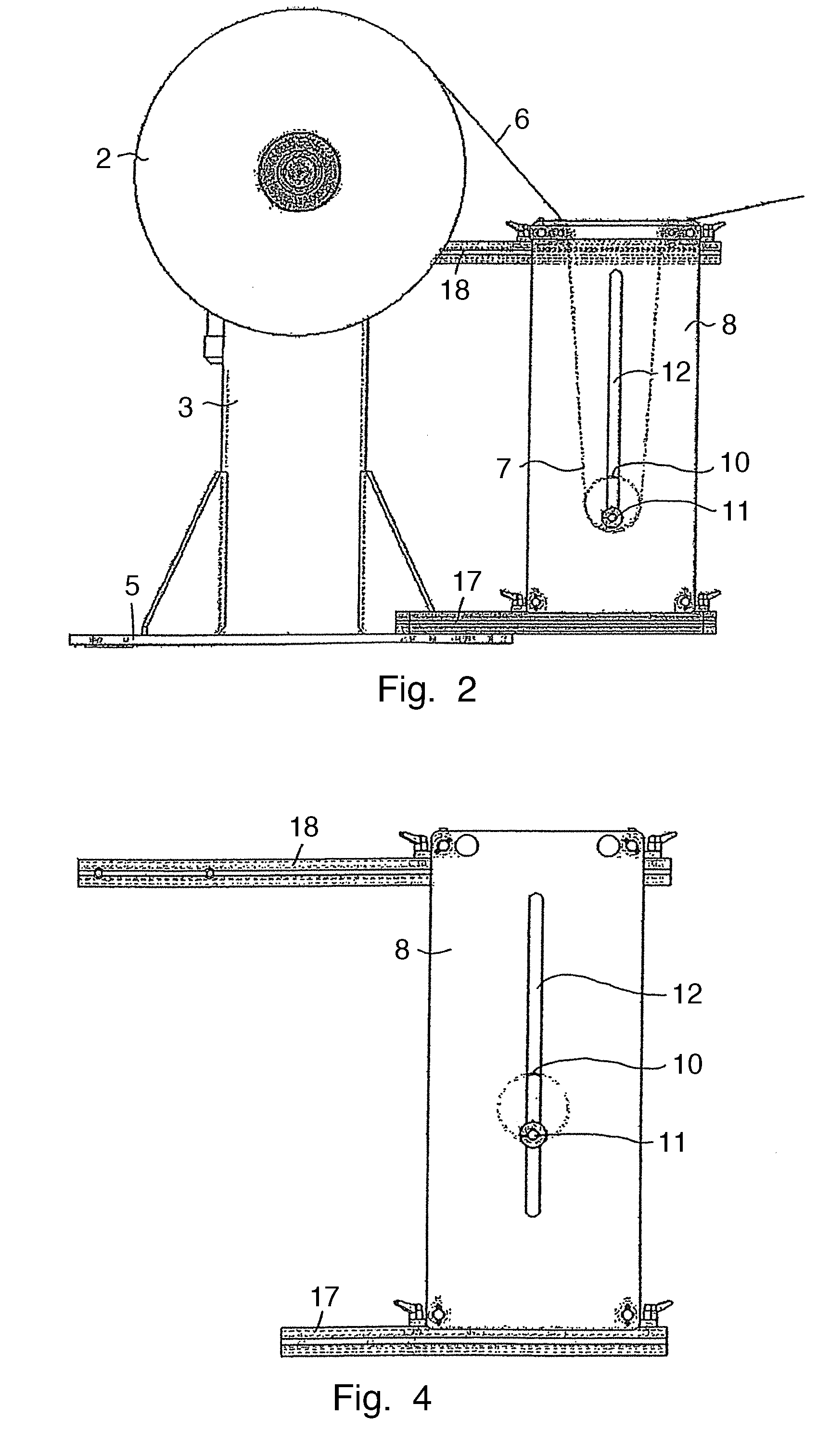 Arrangement for forming a band loop and method and device for manufacturing peel-off lids