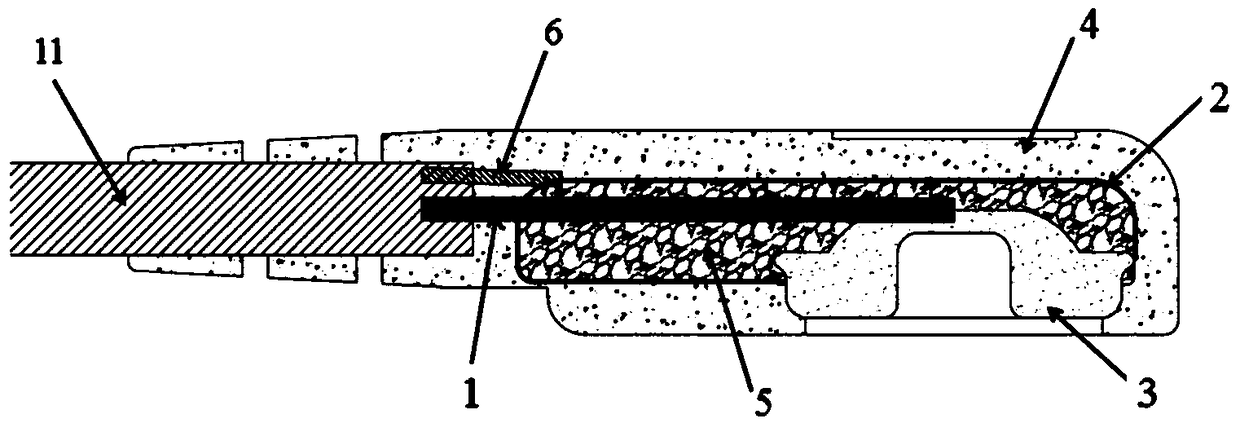 Antistatic electrode and integrated lead wire