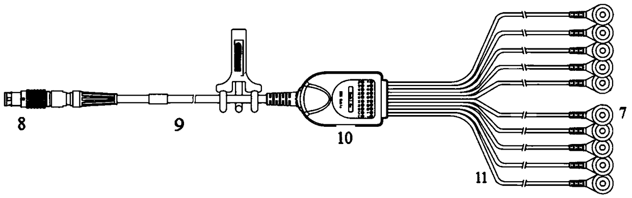 Antistatic electrode and integrated lead wire