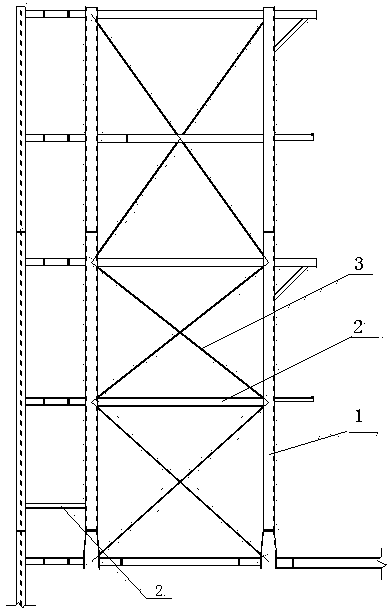 Large steel structure and manufacturing method thereof