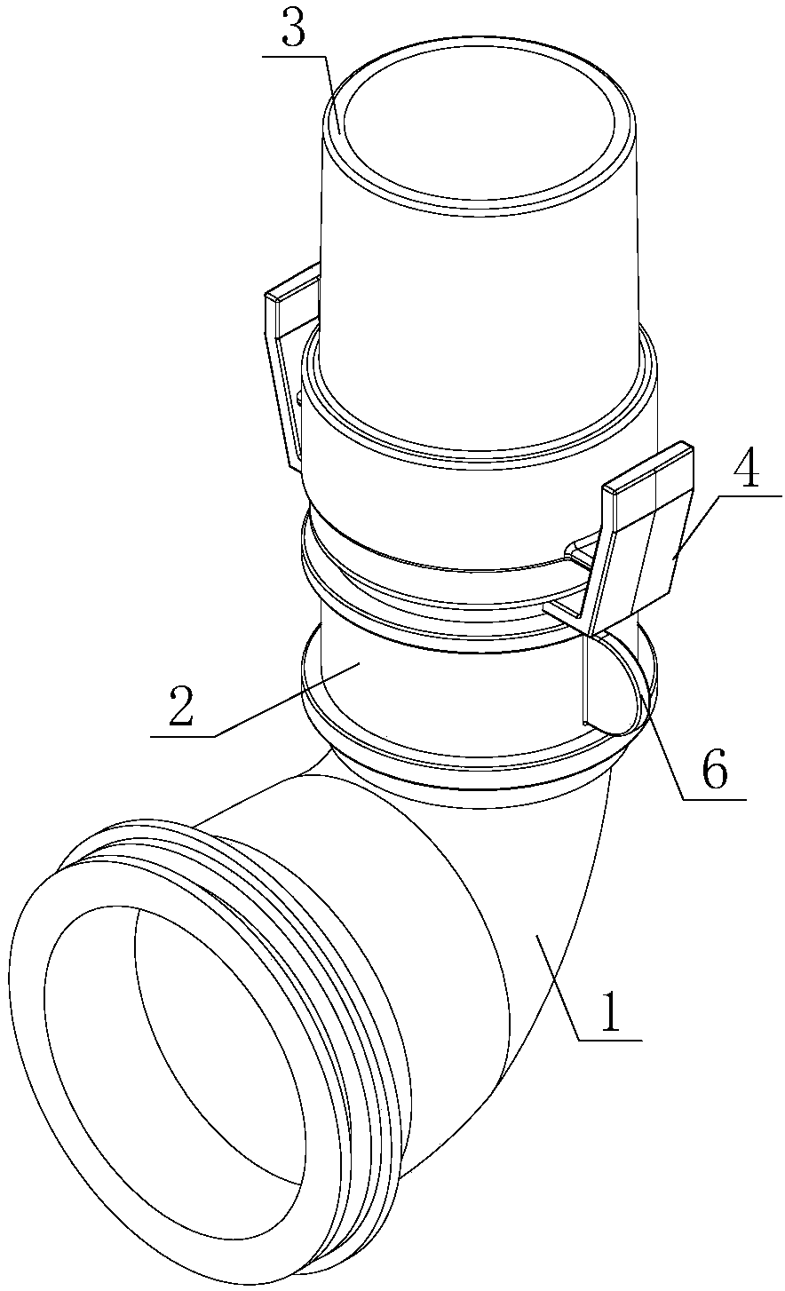 Face mask connector and positive-pressure face mask using face mask connector