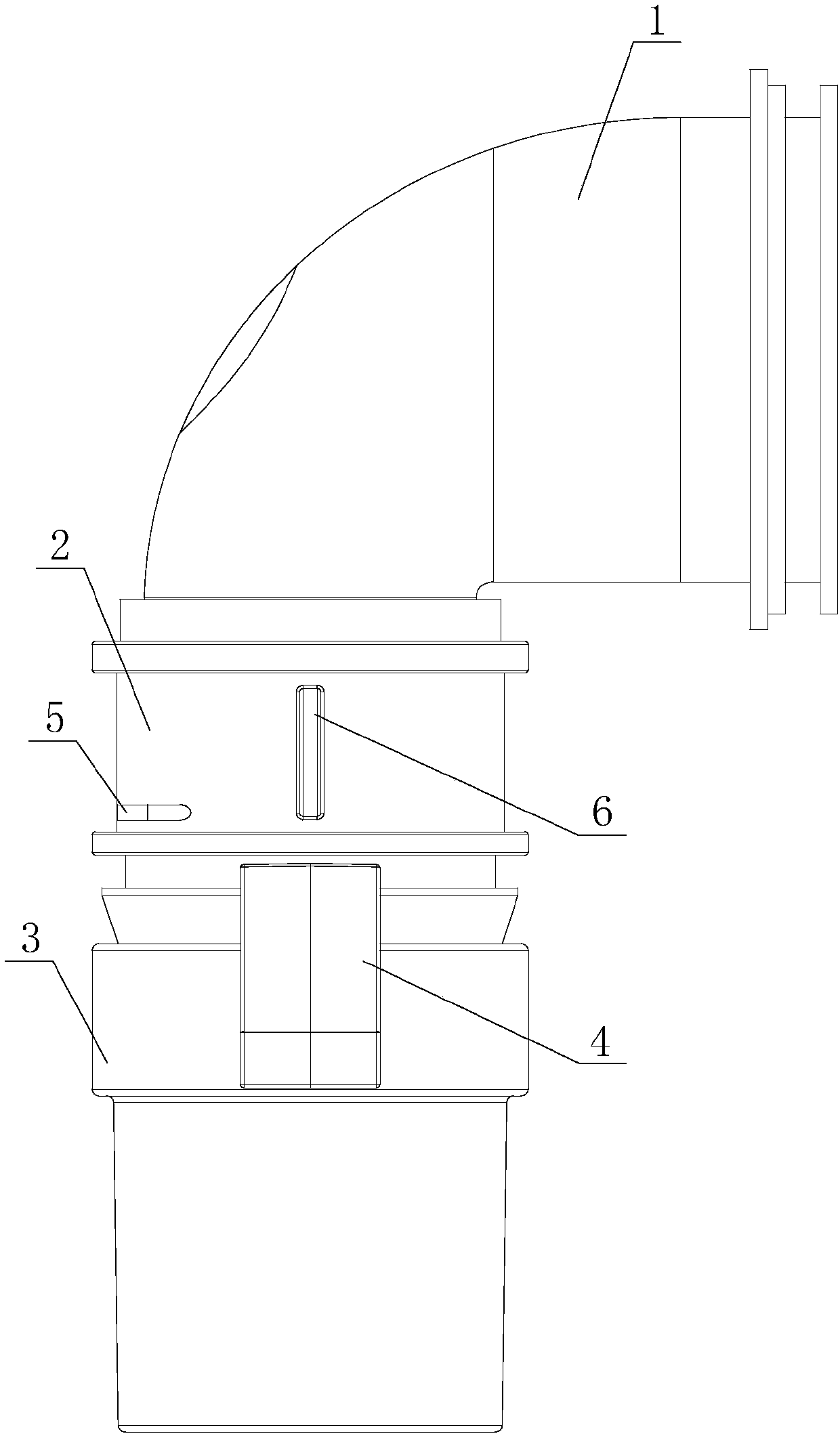 Face mask connector and positive-pressure face mask using face mask connector