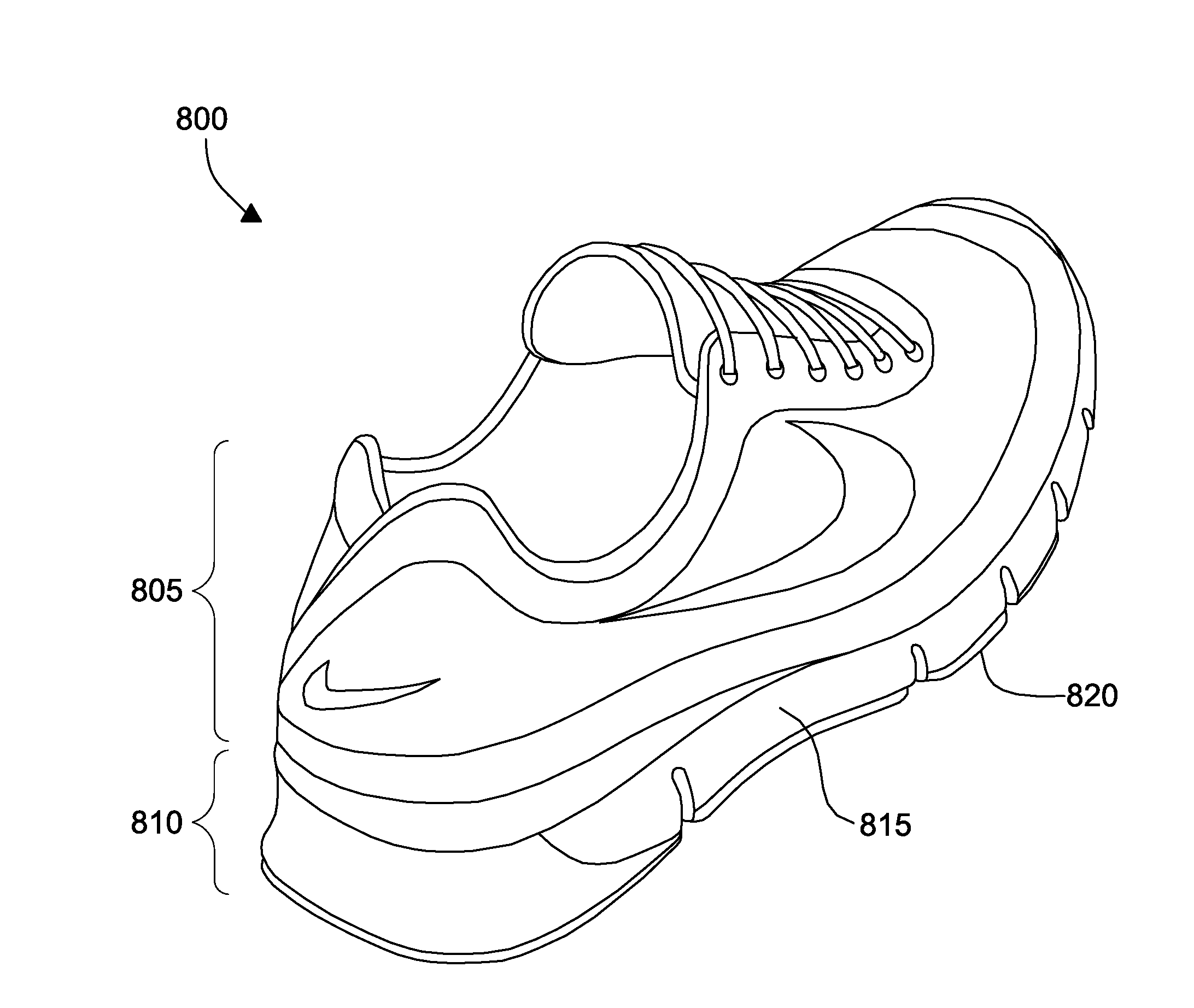 Shoe Having A Midsole With Heel Support
