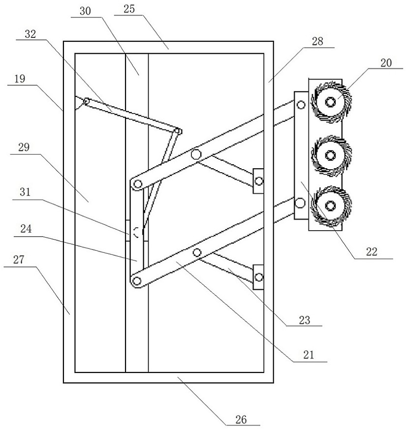 Wall skin removing device for building construction