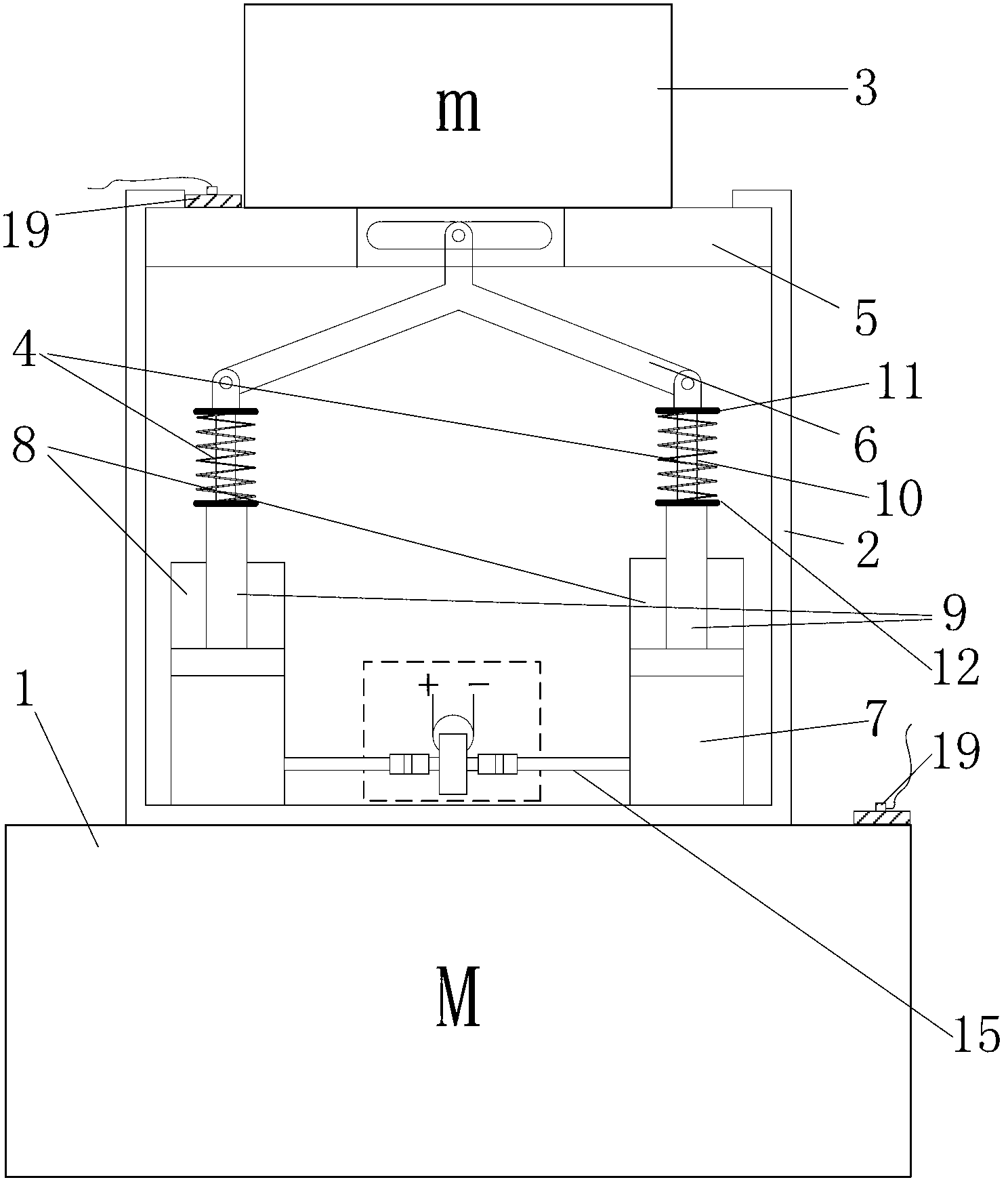Variable-stiffness variable-damping vibration absorber based on characteristics of magneto-rheological fluid