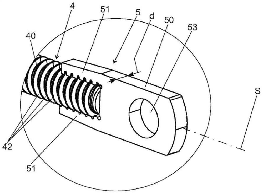 Coupling element for attachment to a threaded spindle, threaded spindle having a coupling element, spindle drive having a threaded spindle, and steering column for a motor vehicle having a spindle drive
