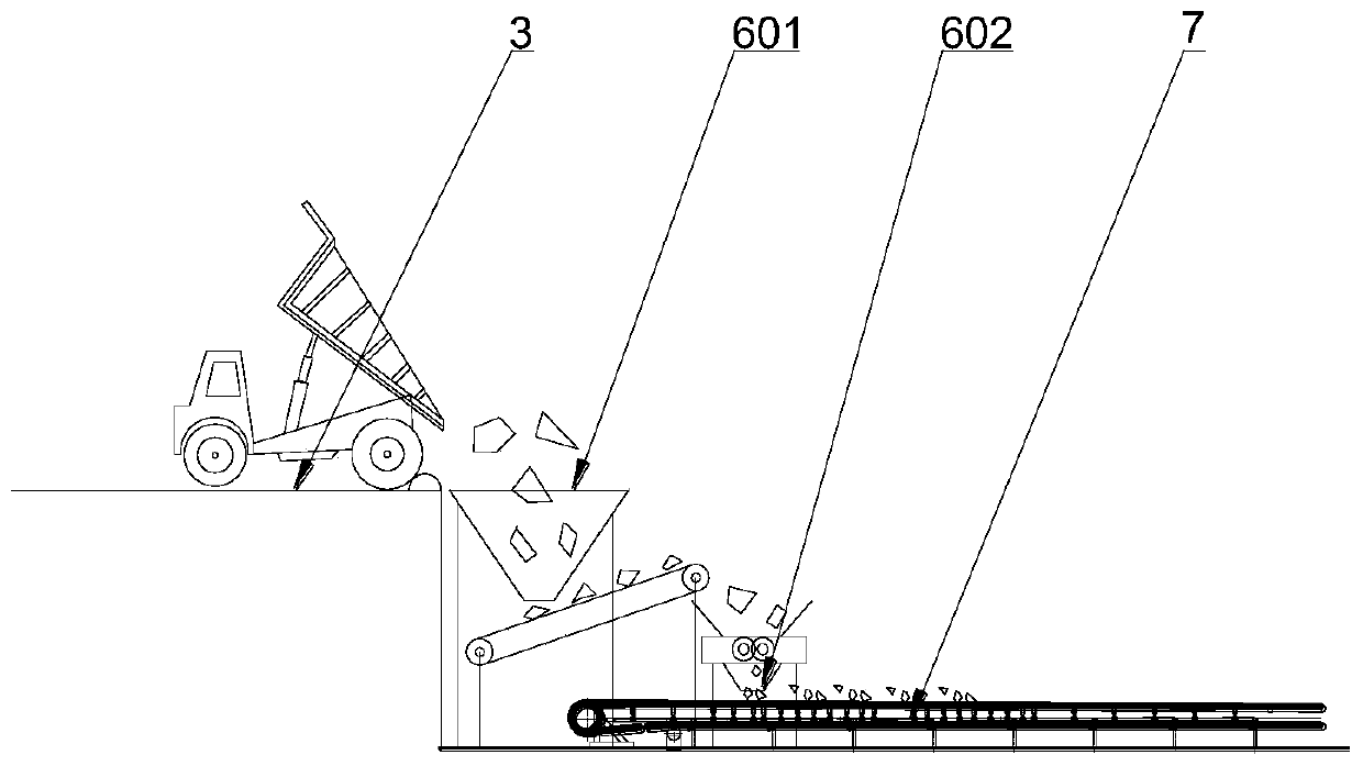 A method of intermediate bridge layout for semi-continuous process in open-pit coal mine