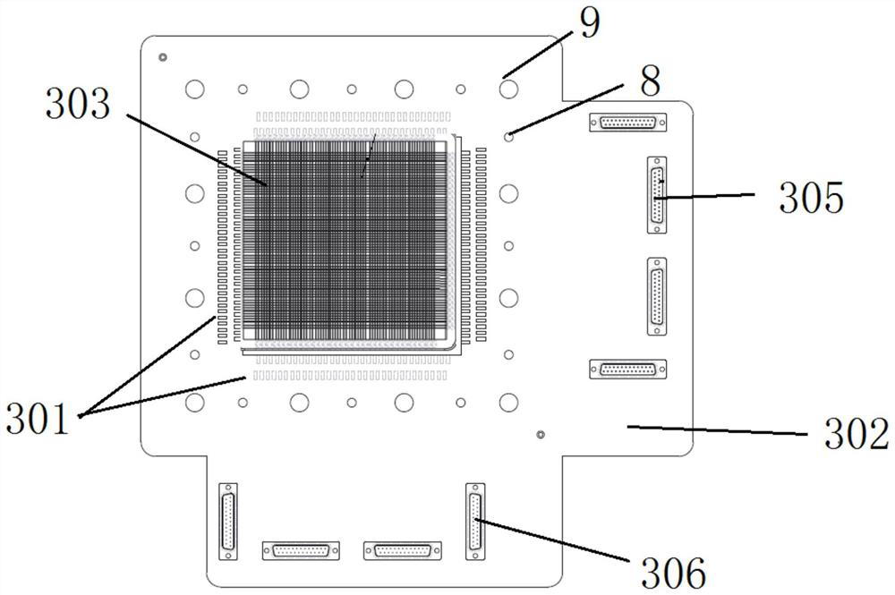 A sensor module suitable for a conductive multiphase flow wire mesh measurement system