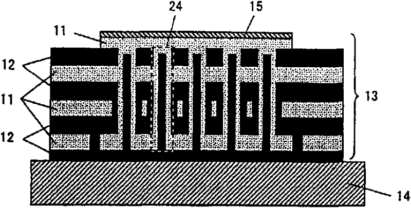 Multilayer circuit board and motor drive circuit board