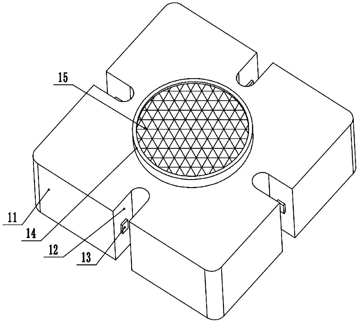 Novel computer network router dustproof equipment