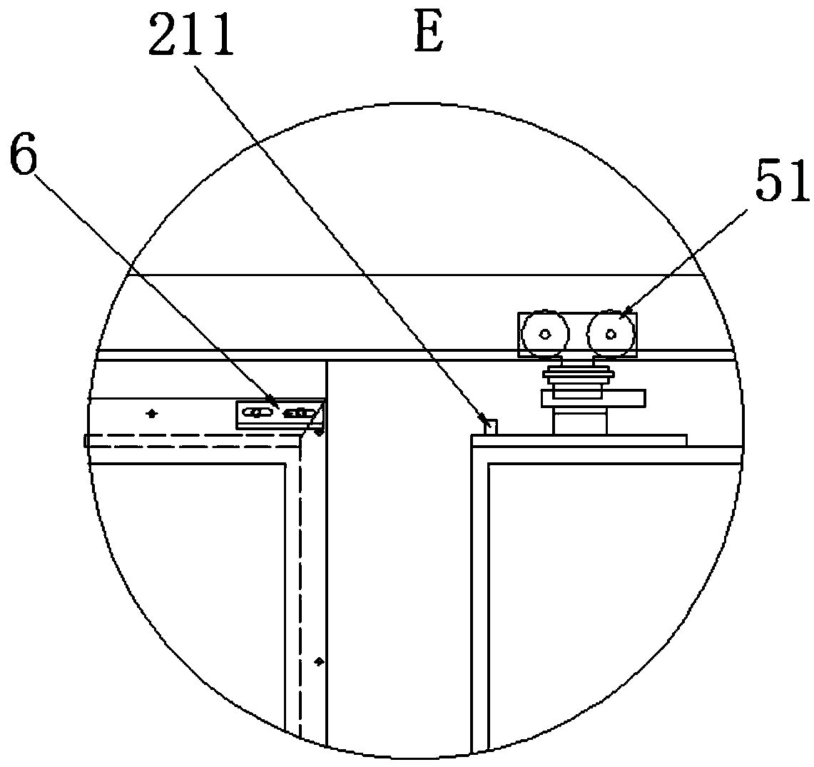 Automatic translational electromagnetic shielding door