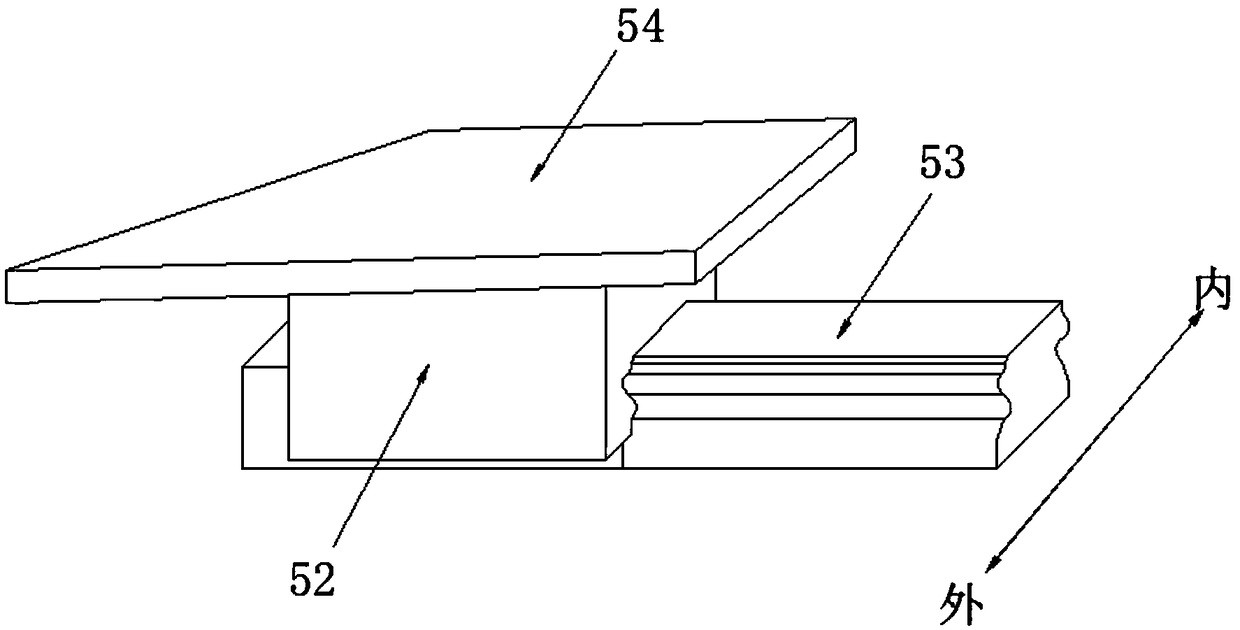 Automatic translational electromagnetic shielding door