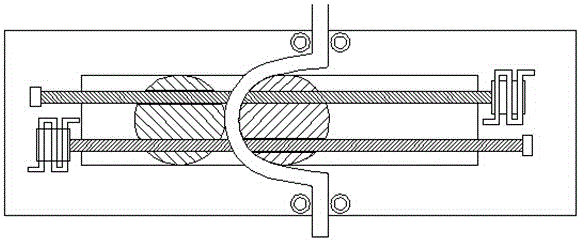 Bending equipment and bending method for power transmission cable with cooling type and single guide chute