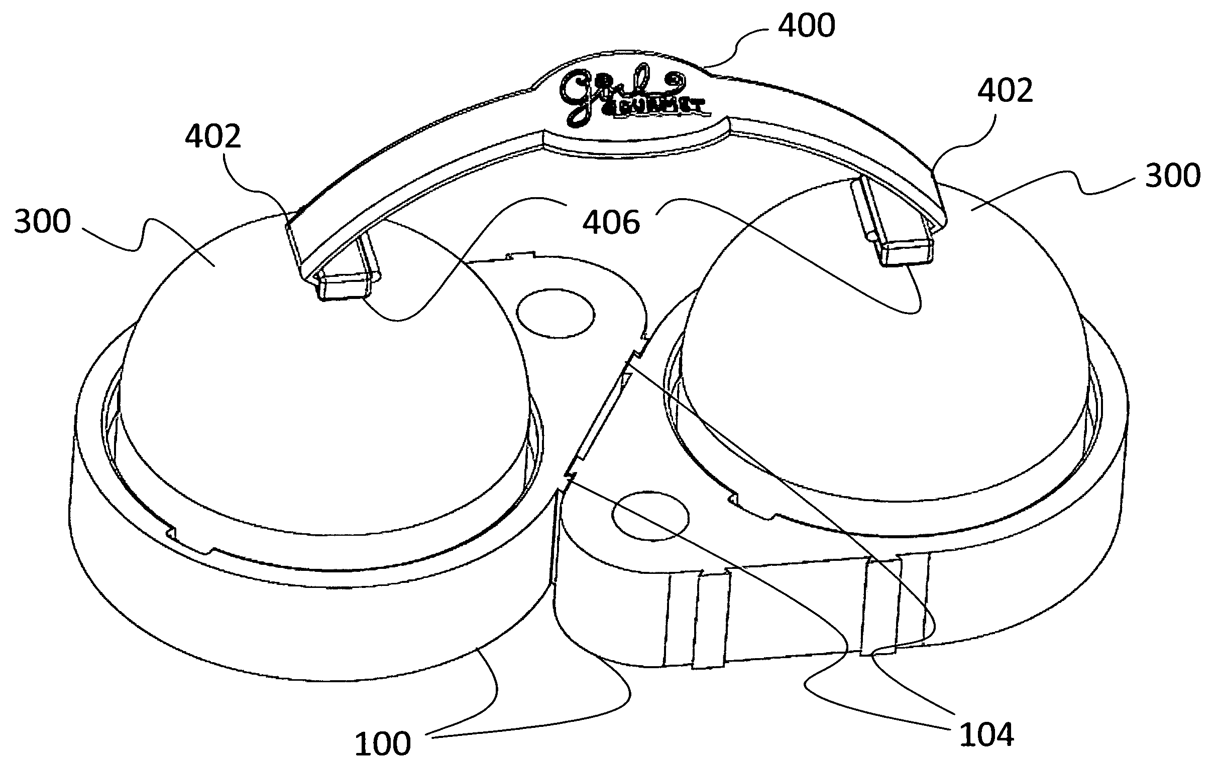 Connectable cupcake holder