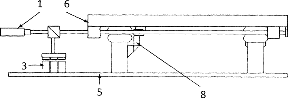 Air spring vibration isolation platform based on floatation zero position reference and laser auto-collimation measurement