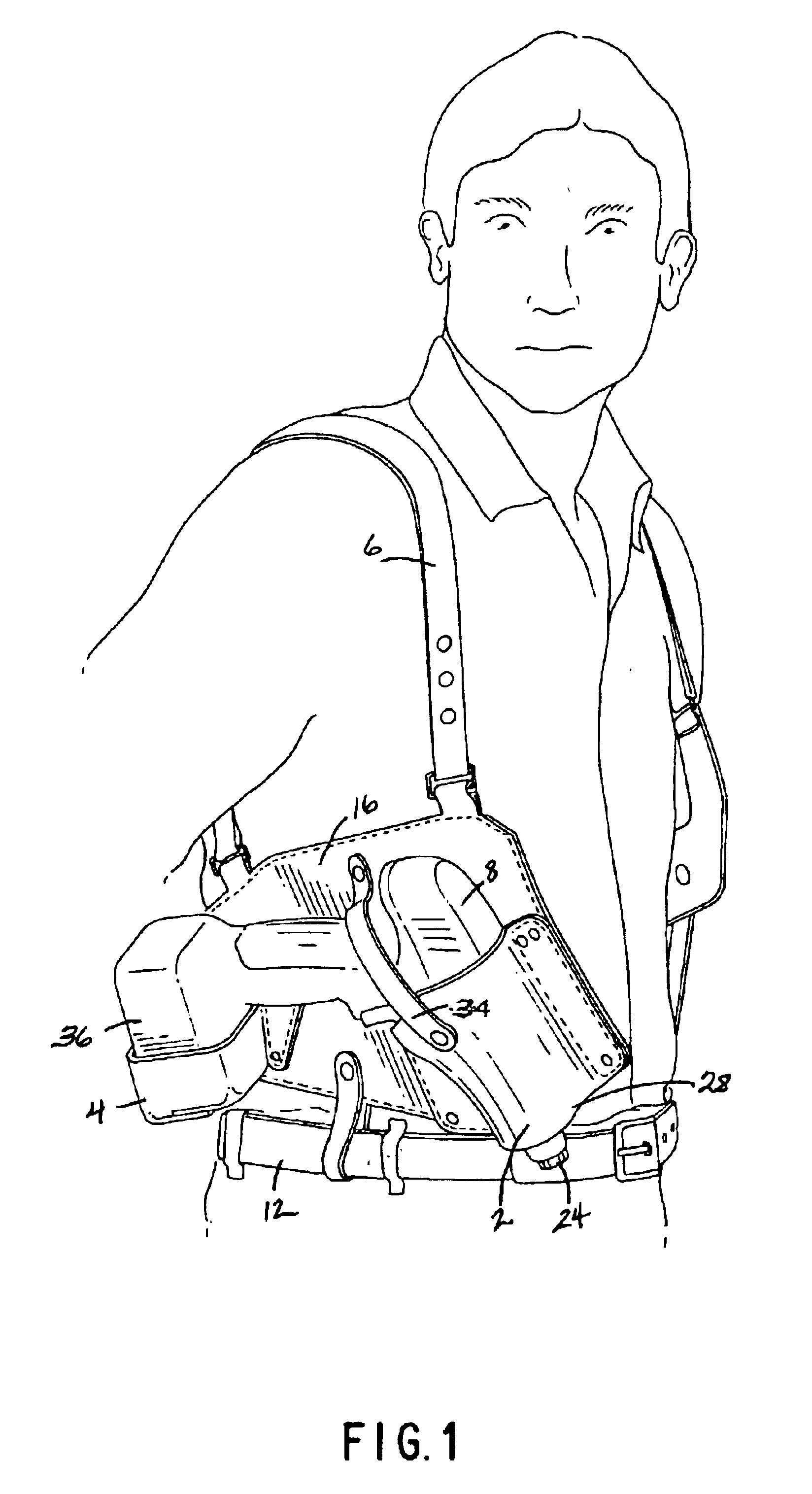 Carrier for battery powered tools