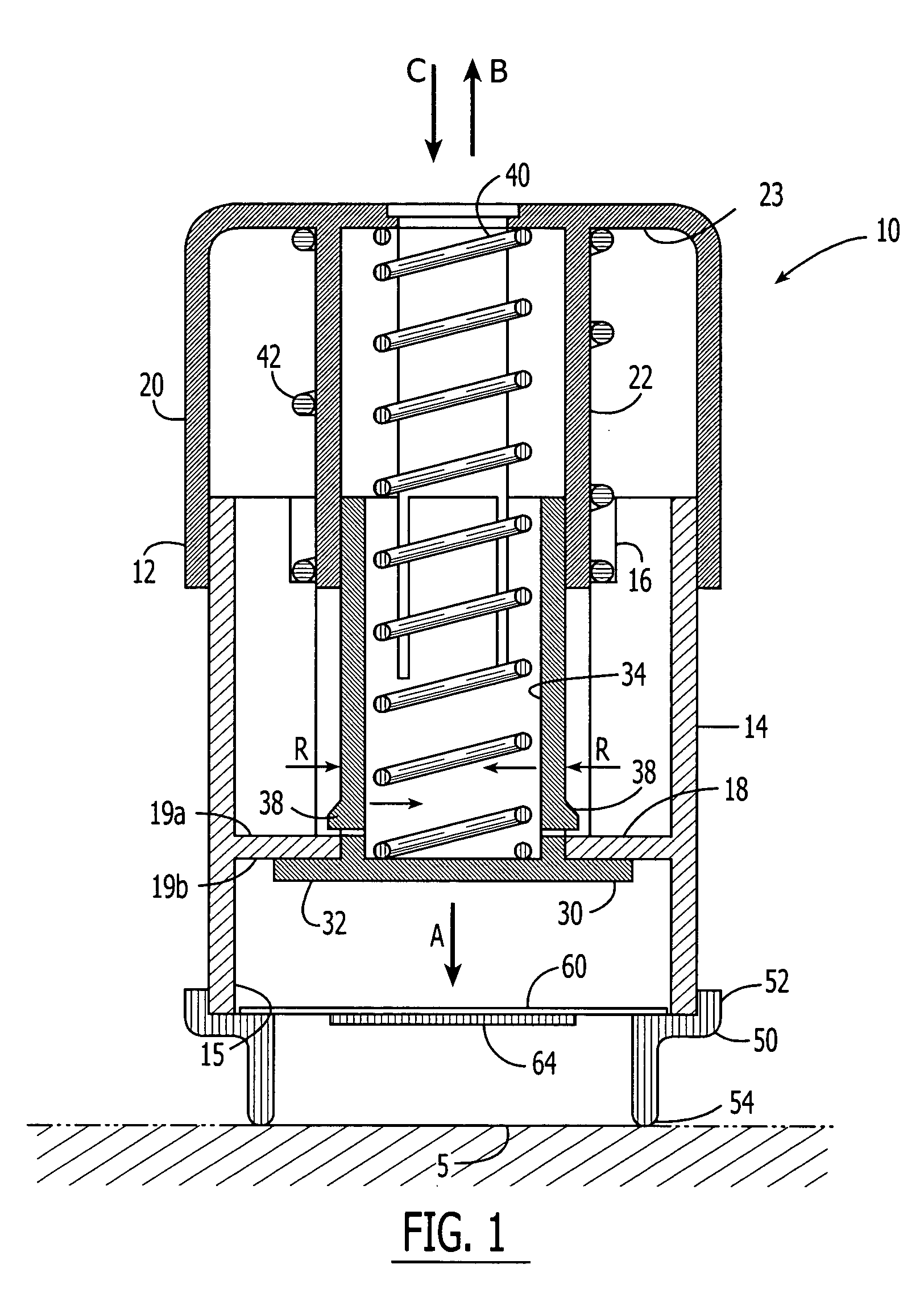 Self-actuating applicator for microprojection array