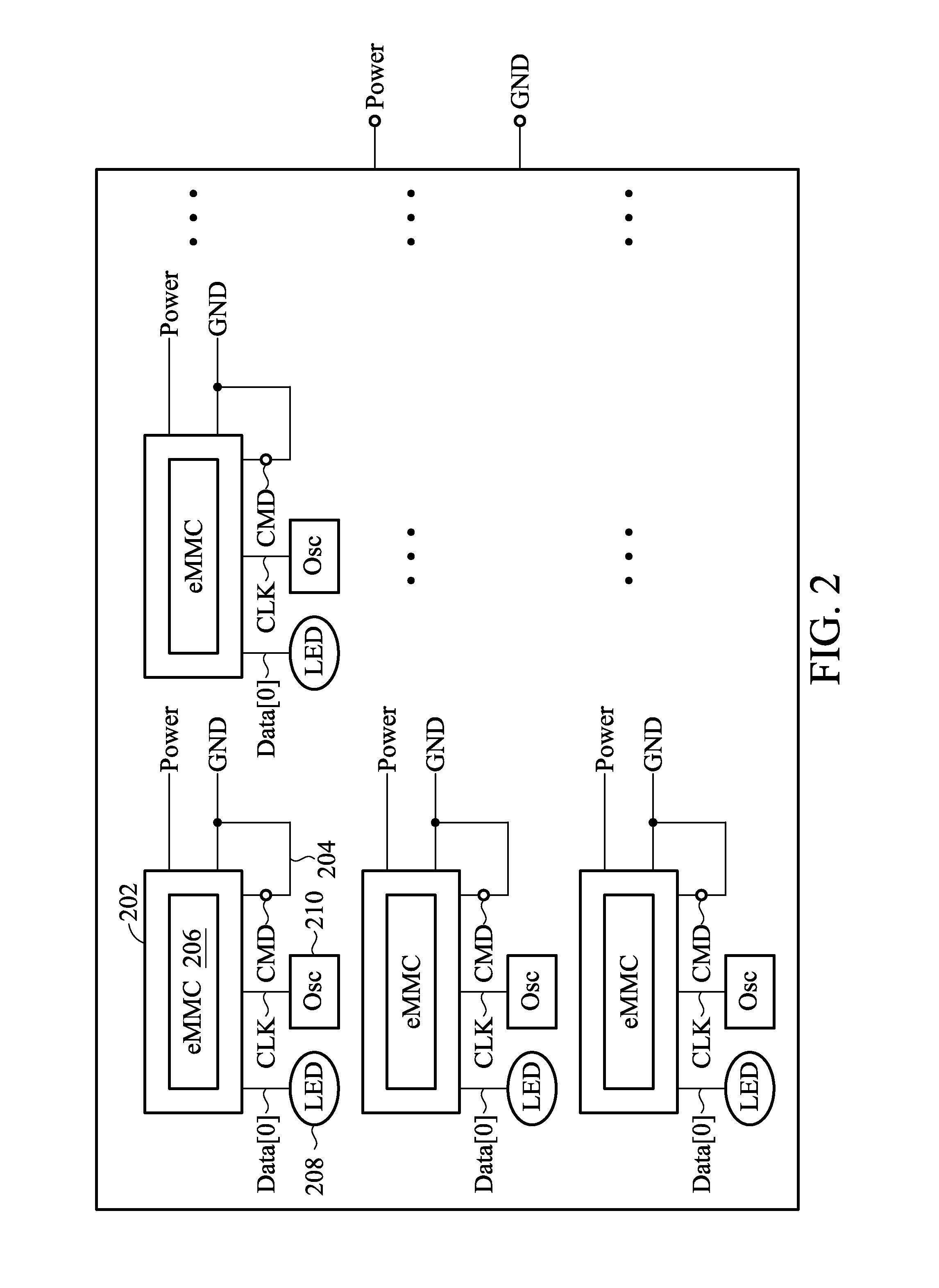 Burn-In Method for Embedded Multi Media Card, and Test Board Using the Same, and Embedded Multi Media Card Tested by the Same