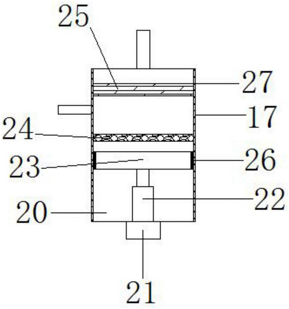 Natural gas dehydration device