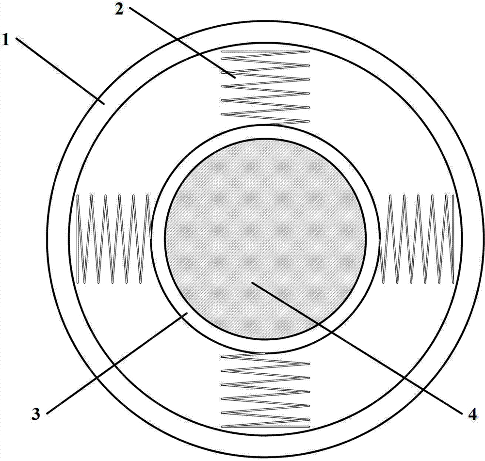 Automatic cable untwisting device for high-power fan