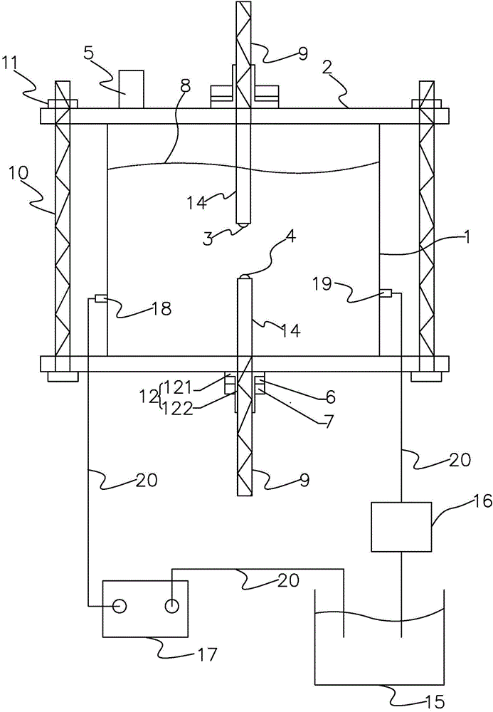 Liquid phase pulse discharge plasma hydrogen production device and hydrogen production method