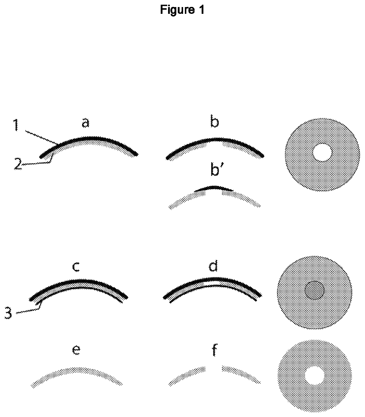 Ophthalmic contact lens with compressible affinity matrix