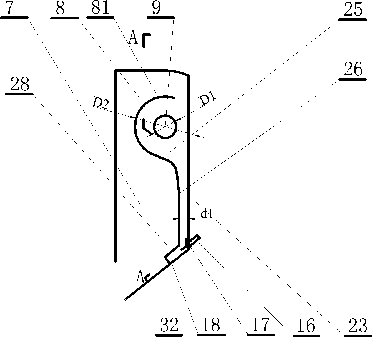 Horizontal type circulating fluidized bed boiler with horizontal cyclone separator