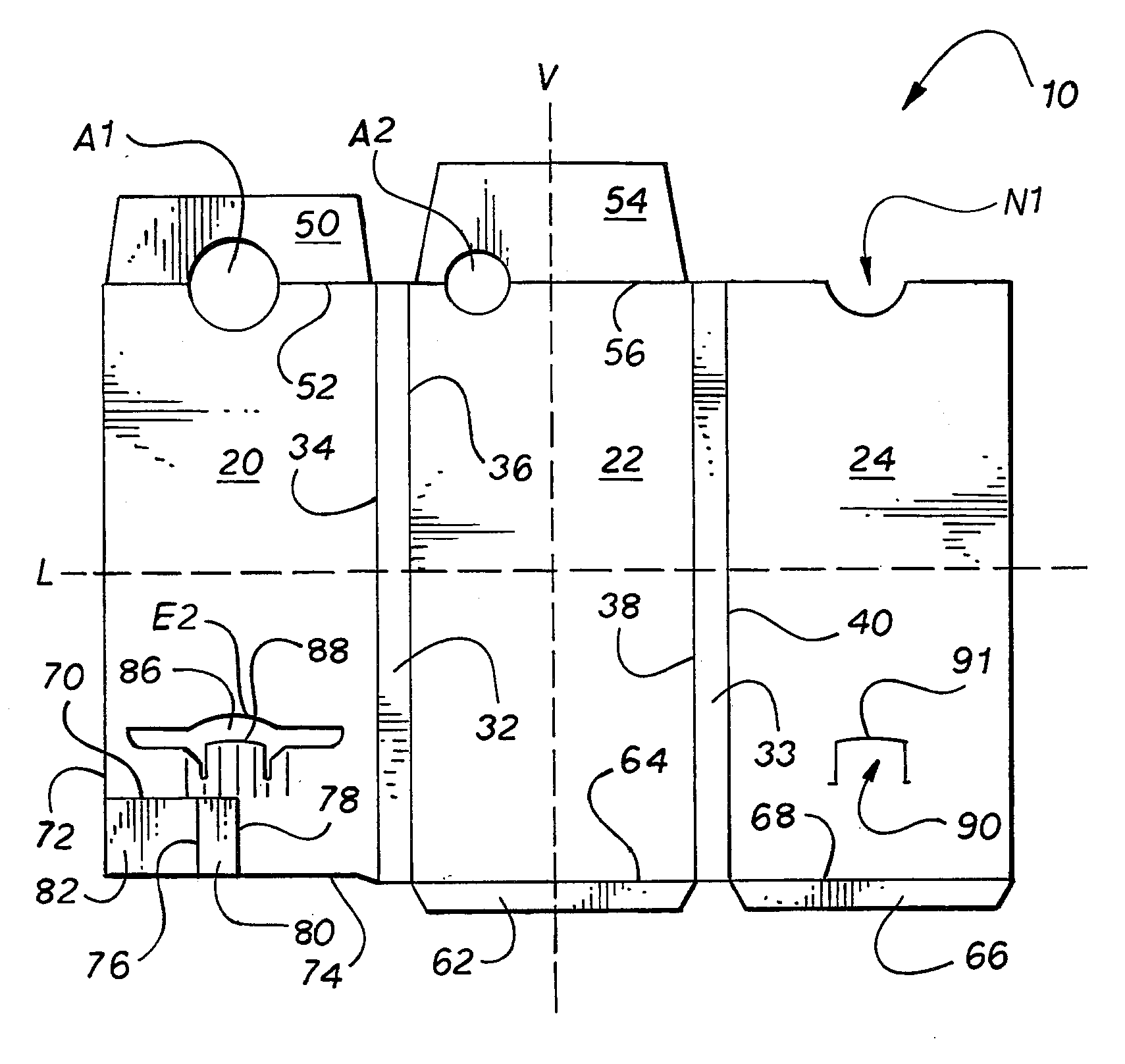 Packaging System With An Improved Locking Mechanism