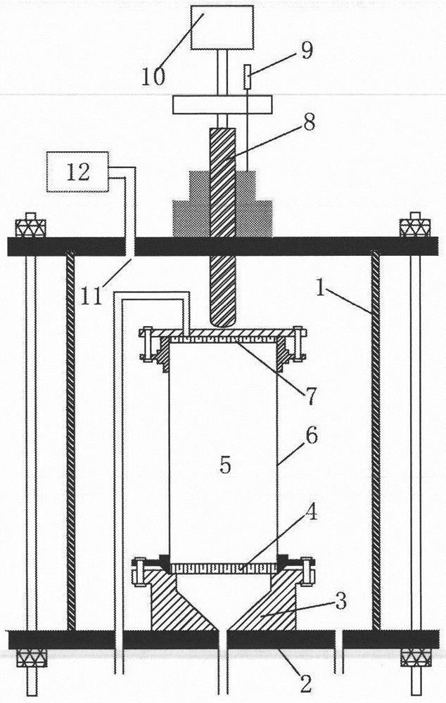 A test device and method for the influence of flooding-underground erosion coupling effect on soil mechanical properties