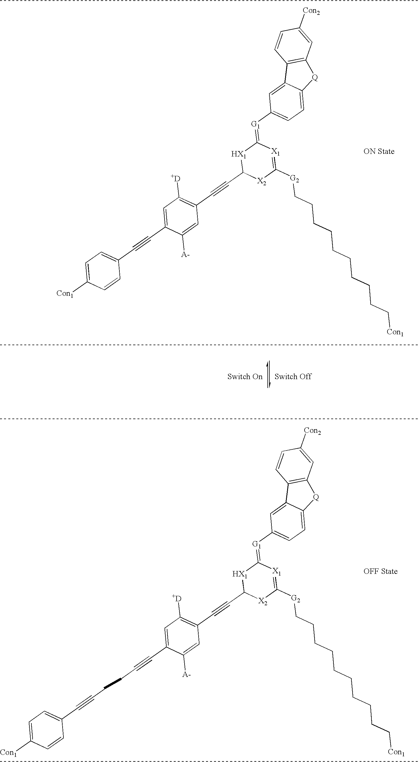 Photopatternable molecular circuitry