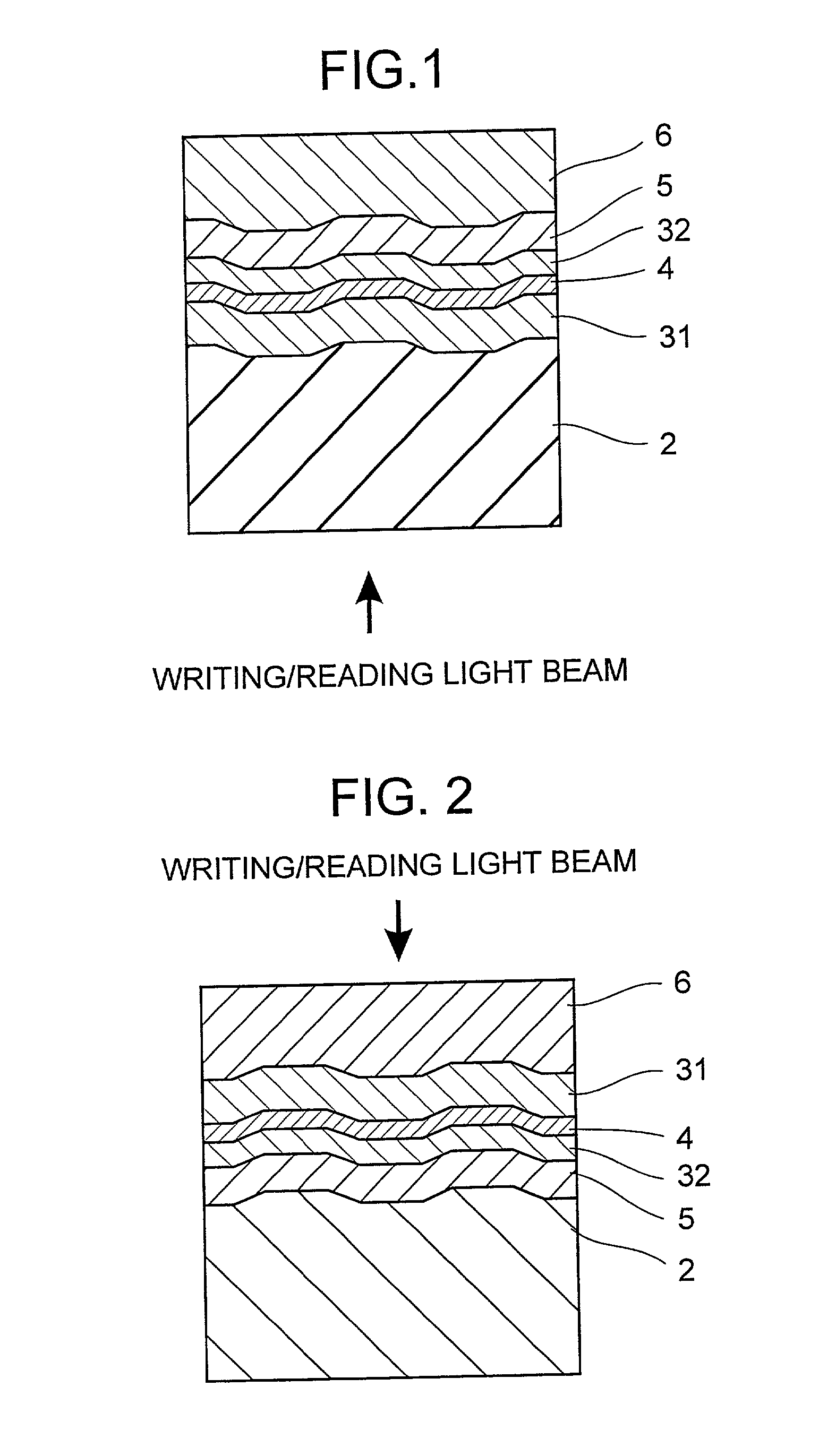 Optical recording medium and method for its initialization