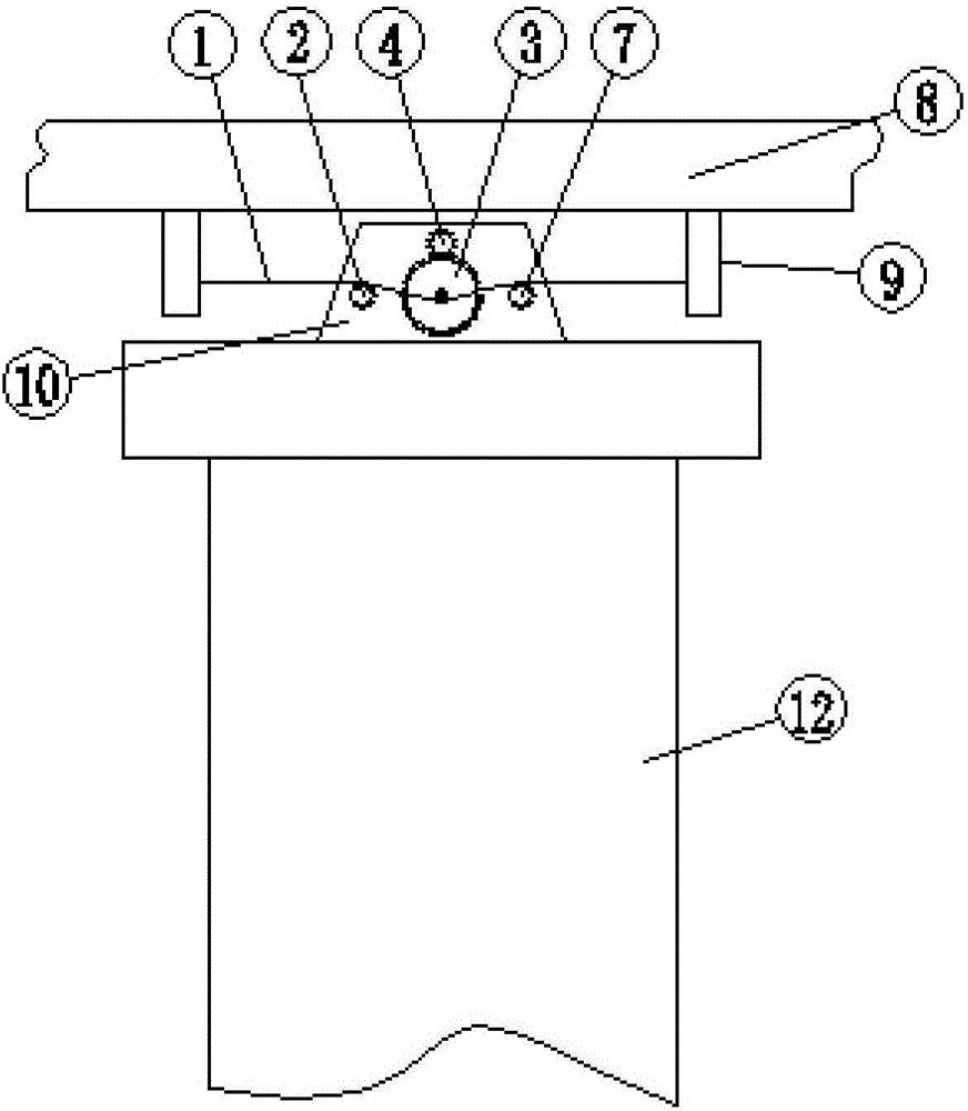 Inertia activated wound rope shock absorption device for continuous beam bridge