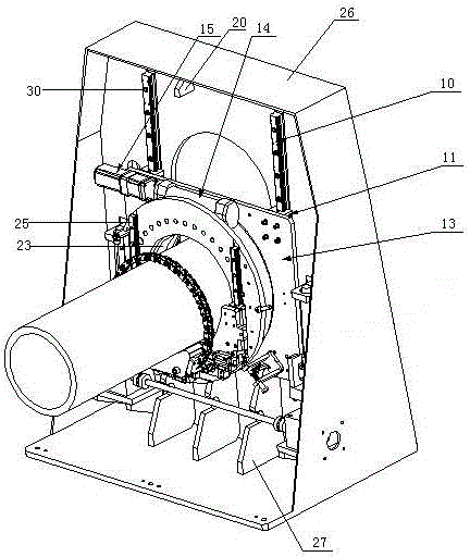 Drive mechanism with flexible clamp