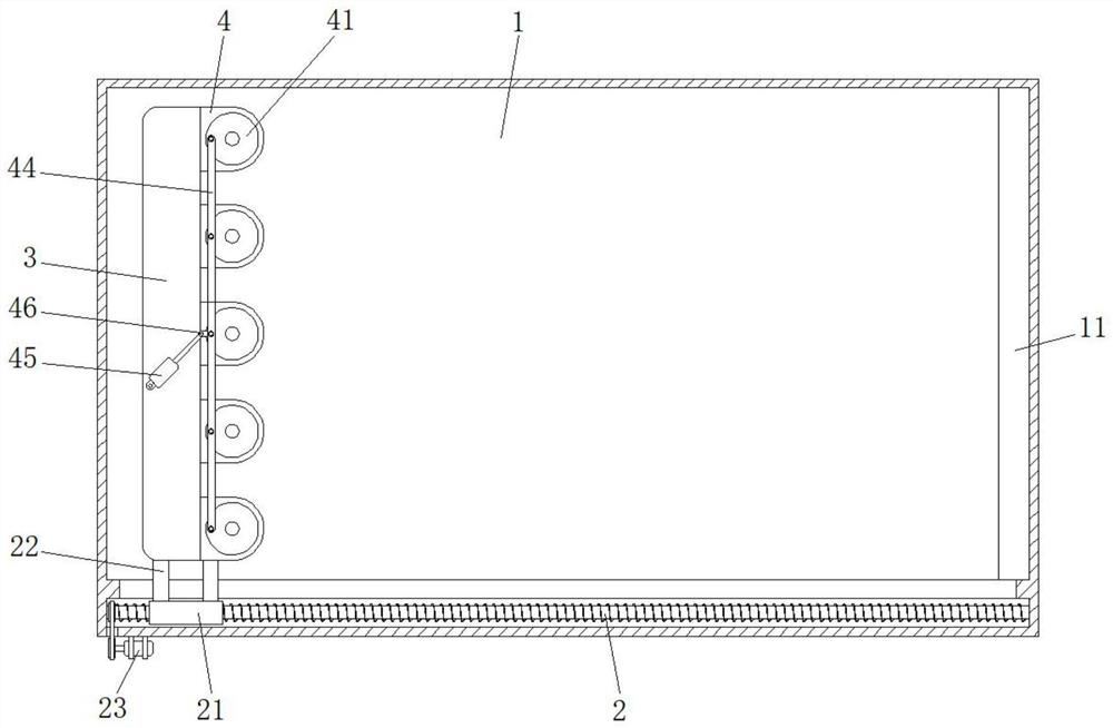 Machine tool chip removal and cleaning device for numerical control machine tool