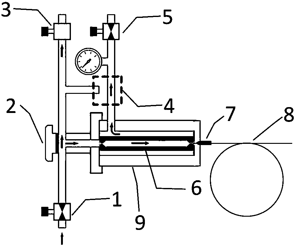 Transverse large volume sample injection system and method for gas chromatography