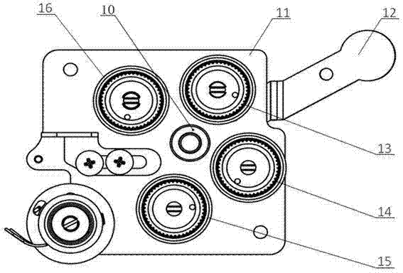 Double tension wire clamping device